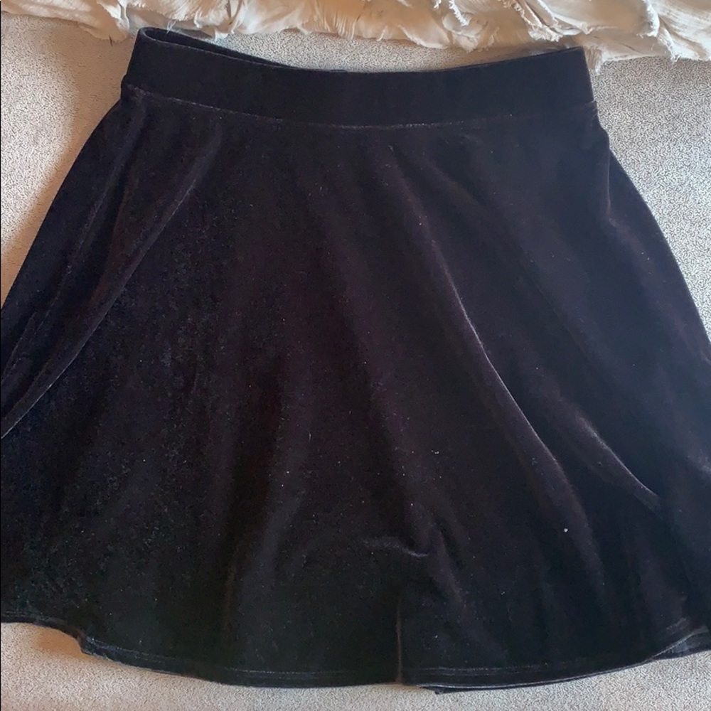 •Velour Circle Skirt•